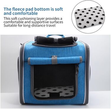 Корзина для собаки на велосипед, передна, рюкзак з вентиляцією, регульована переноска для прогулянок та подорожей