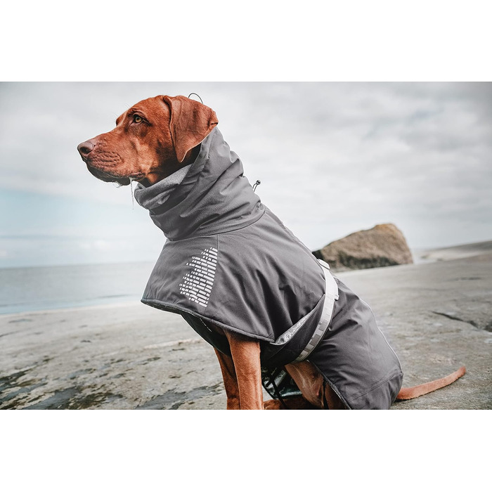 Зимова куртка для собак Hurtta Extreme Warmer, темно-сіра, 35 см