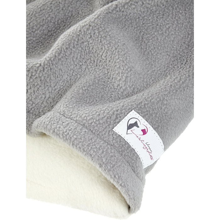 М'яке собаче ліжко з підстілкою кремового та сірого кольорів 110 x 100 см - затишок та спокій для собак завдяки м'якому ліжечку та підстилці для дому та подорожей