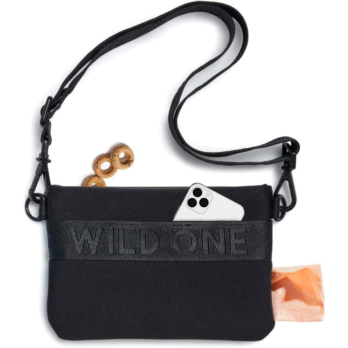 Wild One Лекарлі-мішечок – в'язаний з переробленого матеріалу, чорний