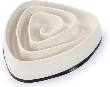 Миска для собак Slow Feeder, Anti-Schling, 700 мл, бежева - для собак середніх та великих порід