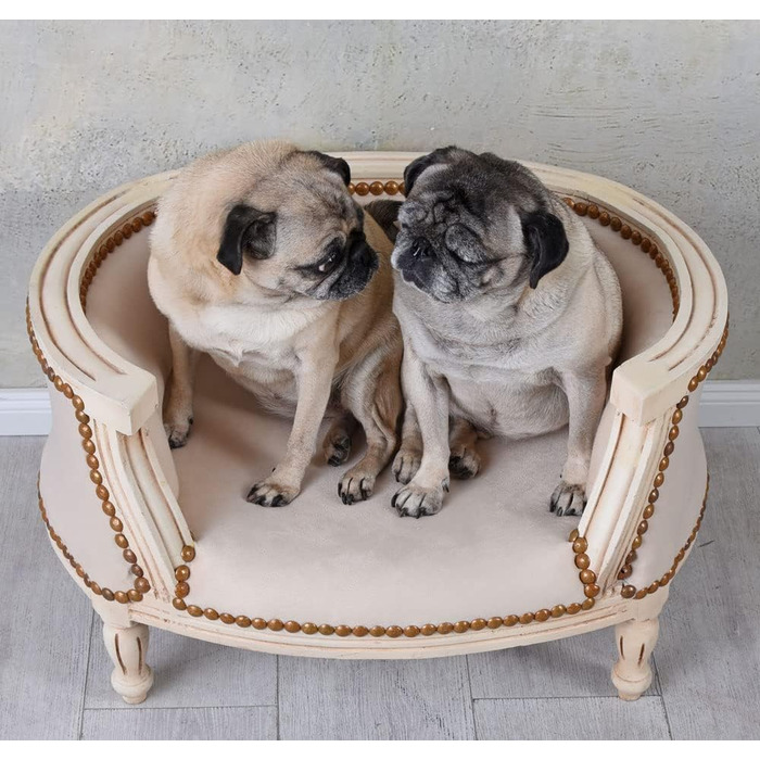 Диван для собак та котів, лежанка для собак, котячий лежак, банкетка, ліжко для собак та котів, диван, стиль барокко, Palazzo Exklusiv