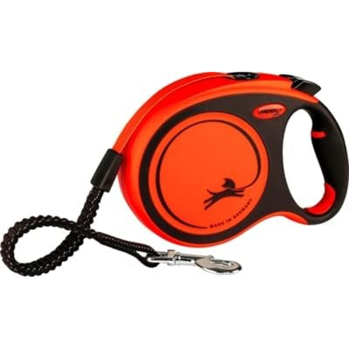 Повідок-рулетка Flexi Xtreme L, 8 м, стрічка, помаранчевий