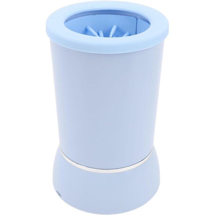 Автоматичний очищувач лап для собак, портативна силіконова мийка лап для домашніх тварин з 2 режимами, USB-зарядна електрична станція для миття лап собак для дому та подорожей (BLUE)