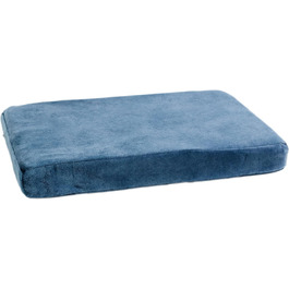 Подушка для домашніх тварин LAUBLUST, 54 x 37 x 7 см - лежанка для собак та котів, блакитна
