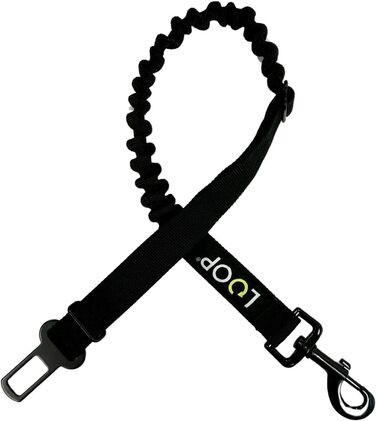 Ремінь безпеки для собак Loop на заднє сидіння авто, з карабіном, регульована довжина 60-80 см, аксесуар до килимка для собак NIMM Mich MIT