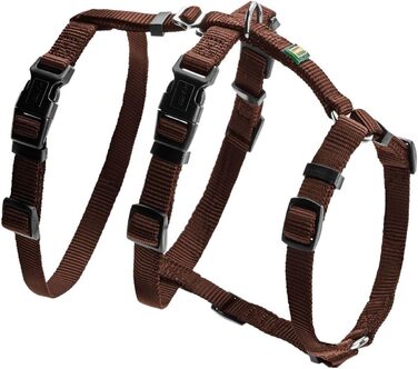 Шлея для собак HUNTER Vario Rapid, безпека, коричнева, 64-100 см