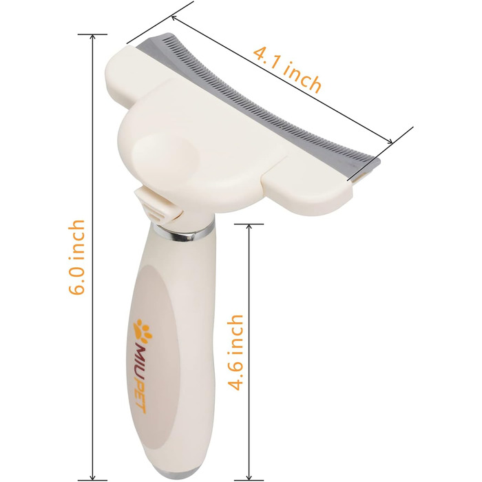 Щітка для вичісування собак та котів з вигнутим краєм, самоочисна, зменшує випадіння шерсті на 95%, професійний інструмент для грумінгу