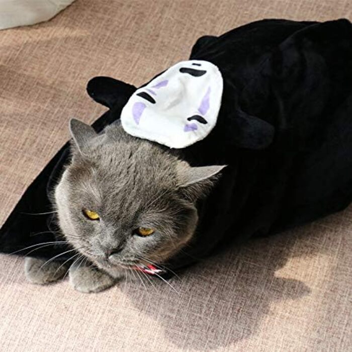 Костюм для собак та котів ChoChoCho Spirited Away No-Face, плюшевий косплей, ідеальний для Halloween, універсальний розмір