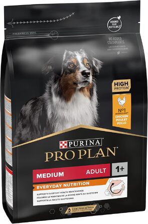 Сухий корм для собак Pro Plan Medium Adult Sensitive Skin з куркою для середніх порід, чутливий шкірний покрив, 14 кг