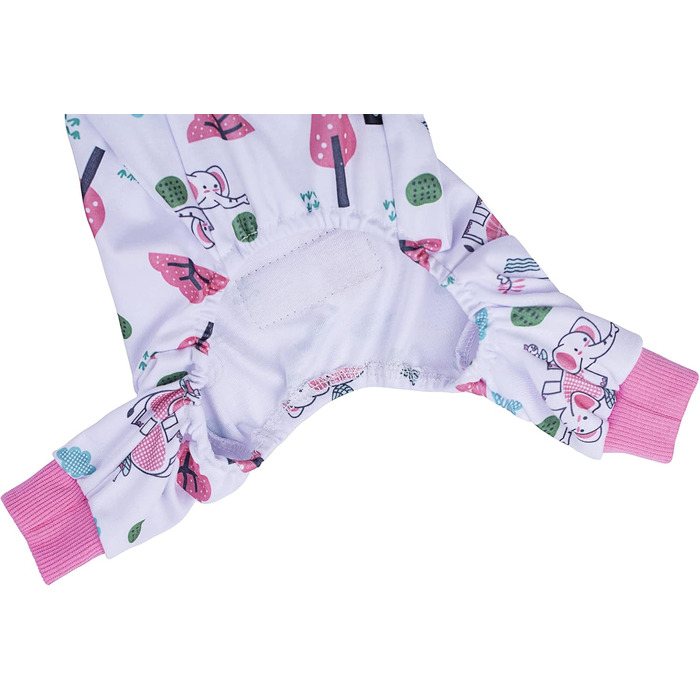 Білий новорічний костюм для собак, піжама для маленьких та середніх собак, дівчаток та хлопчиків, смішний одяг для тварин, кота або собаки, рожевий