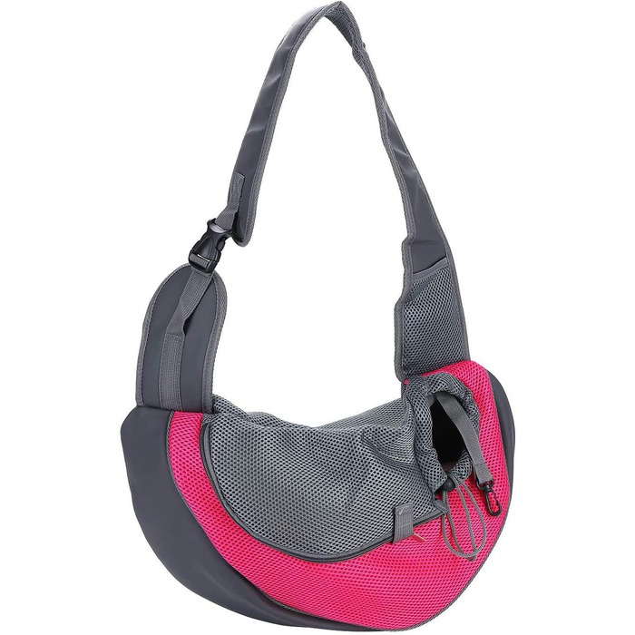 Тканинна переноска для собак та котів, сумка-переноска для тварин, рожева