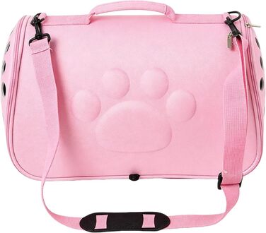 Транспортна сумка для котів, переноска для тварин - рожева, L