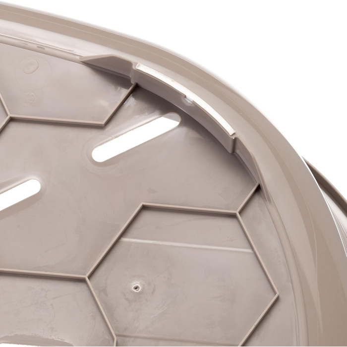 Крізьлювальне ліжко для собак та котів Ferplast Siesta Deluxe, пластикове, середнє, 74x48x25 см, сірий, миється, антиковзаюче