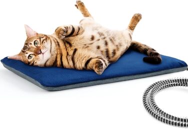 Електричний килимок для домашніх тварин Pecute - нагрівальний килимок для собак і котів з постійною температурою (M, 40x50 см)