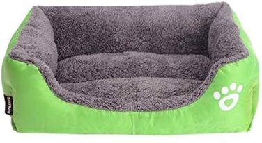 Ліжко для собак, подушка для тварин, кошик для котів, ліжко для собак, місце для сну, розміри S-X (XL, зелений)