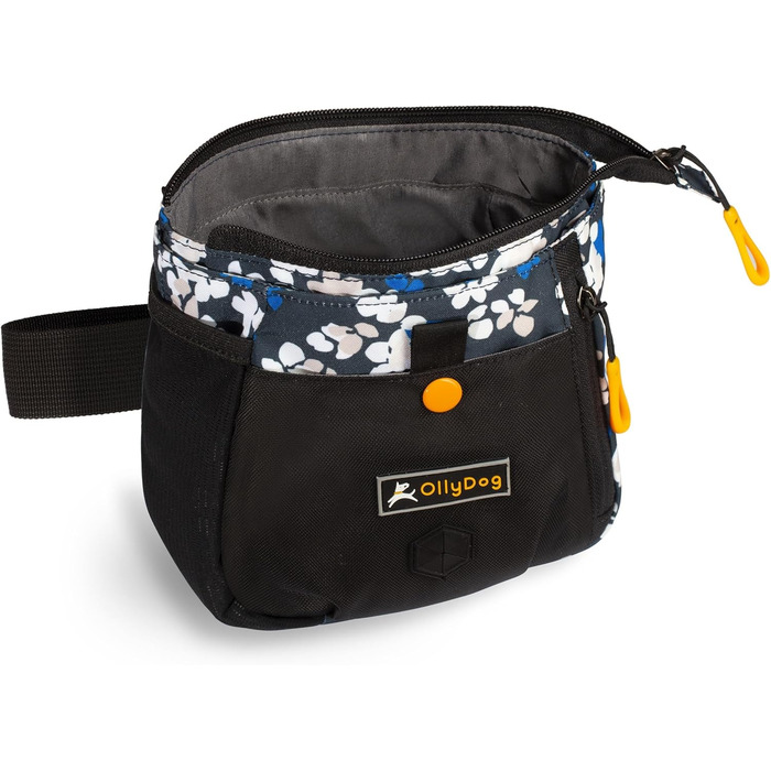 OllyDog Backcountry Tagestasche - Сумка для цуценят OllyDog Backcountry, для тренувань собак, з кишенькою для ласощів та відсіком для відходів, знімний кліпса для пояса (Raven S'25)