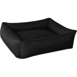 Ліжко для собак BedDog MAX XXL, знімний і праний чохол, чорне, для великих порід