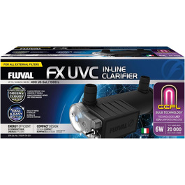 Ультрафіолетовий стерилізатор Fluval FX UVC для акваріума, проточний очищувач води