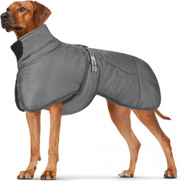 Водонепроникна тепла куртка-жилет для собак великих та середніх порід, 4XL, сірий колір