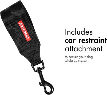 Шлейка для собак EzyDog Auto з кріпленням для безпеки, для малих, середніх та великих собак, світловідбиваюча, з підкладкою (L, Camo)