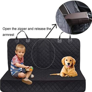 Накидка на сидіння автомобіля для собак Opel Mokka X 2016-2019, водовідштовхувальна, антикіготна, протиковзна