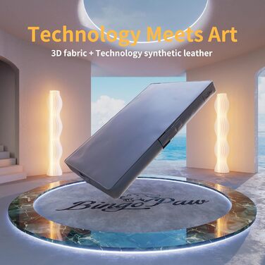 Ортопедичне собаче ліжко BingoPaw: велике, з м'якої PU шкіри, водонепроникне, 110x78x9 см