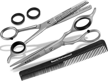Набір для стрижки волосся 15.24 см: професійні ножиці для стрижки та гребінець