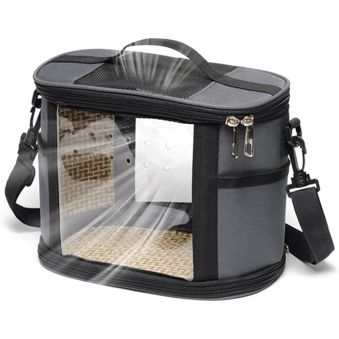 Транспортна переноска Vogel для подорожей: сумка-переноска для папуг, хвилястих та корел