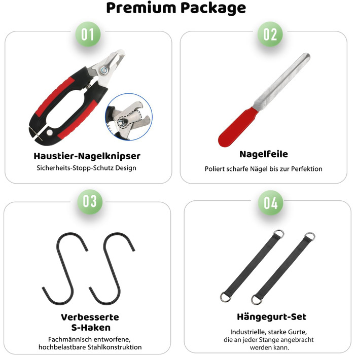 Гузекір для грумінгу собак та котів - гамак-тримач з набором для догляду (до 4.5 кг)