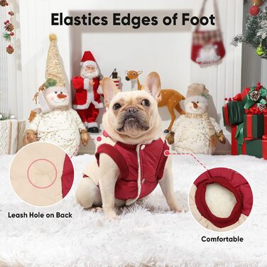 Векомфі: теплий пуловер з інтегрованим шлейкою для собак, рожевий, XS. Підходить для маленьких собак та цуценят взимку.