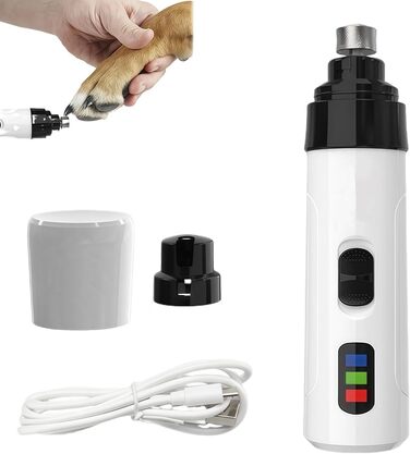 М'який шліфувальник кігтів для собак – тиха обробка кігтів для безстресових лап, ідеально підходить для собак, котів та кроликів