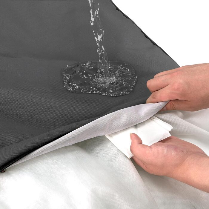 Крісло-ліжко для собак Sytopia з тканини для вітрильників, 106,7 см, миється та водонепроникне, знімний чохол, ідеально для великих собак, для дому, вулиці, будки або тераси, темно-сірий X-Large сірий темно