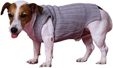 Пуловер для собак Doggy Dolly W073, сірий, зимовий, розмір L (46-48см груди, 31-33см спина)