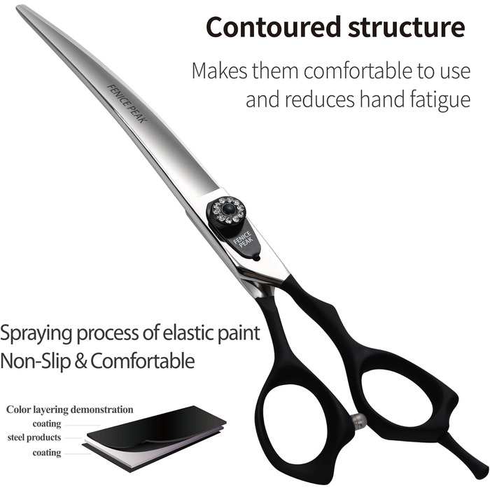 Професійна вигнута фендель для собак Fenice Peak 7