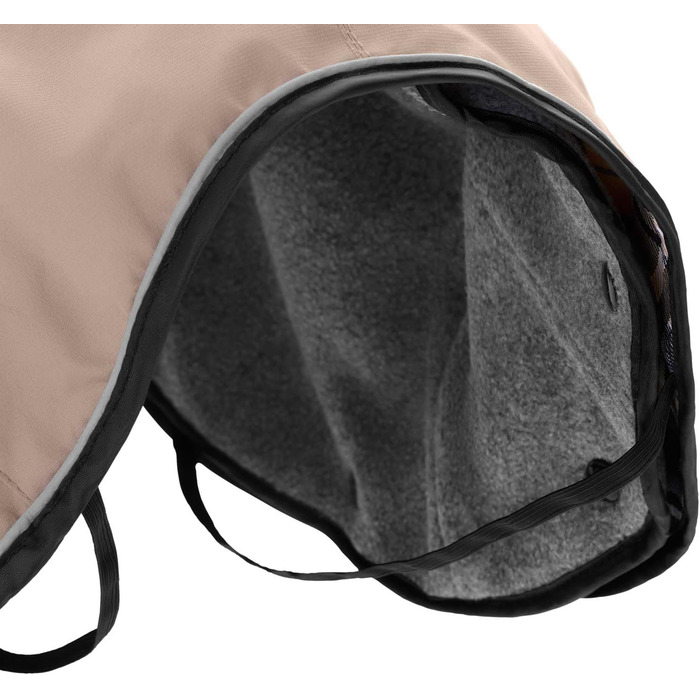 HUNTER Hundemantel UPPSALA: теплий водонепроникний дощовик для собак, тауп, розмір 30