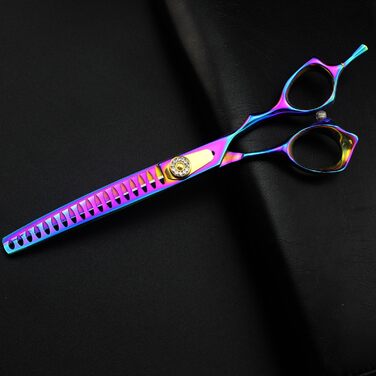 Набір професійних ножиць для грумінгу собак JIESENYU Pro: 4 шт. (7 дюймів, 2 вигнуті, для фінальної обробки)