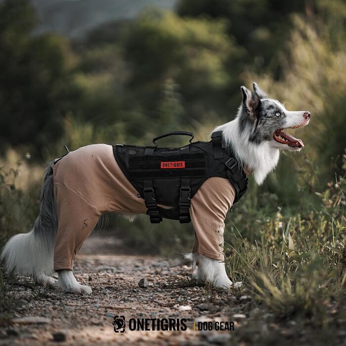 Комбінезон для собак OneTigris FUZZBUD, теплий та зручний, для великих та середніх собак, зелений (XL, коричневий)