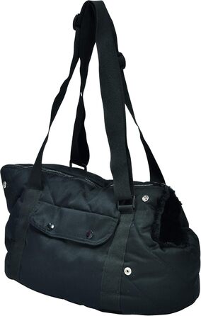 Транспортна сумка для собак Bobby, м'яка, чорна (багатокольорова, 40 см)