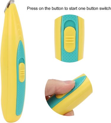 Бездротовий тример для собак та котів з щіткою, тихий, для догляду за домашніми тваринами