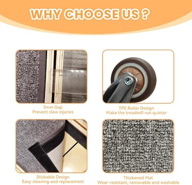 Ляльковий біговий диск для котів Homegroove, 113 см, XL, натуральне дерево, для зниження ваги та здоров'я