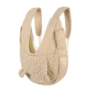 Рюкзак-переноска для собак та котів Ahuuen - дихаючий, м'який, для маленьких собак, кошенят, подорожей, кемпінгу, прогулянок, їзди на велосипеді, Khaki