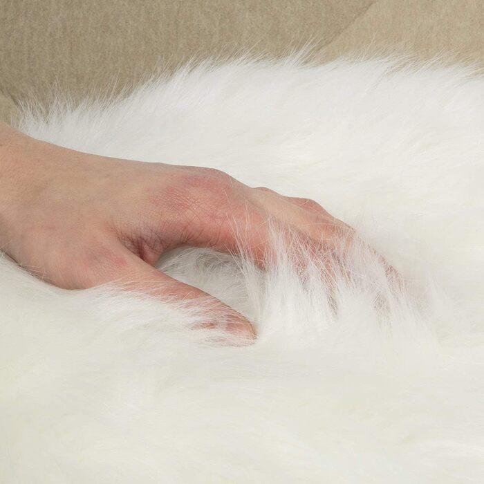 Ліжко для котів CanadianCat Zoey з фетру, 65x65x16 см, бежеве – затишне лежанка-гніздо, дизайнерське фетрове ліжко-корзина для котів