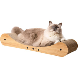 Кігтеточка для котів Nekosan, 70 см, велика, з картону, лежанка-кігтеточка