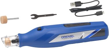 Dremel 7350: Шліфувальник для кігтів домашніх тварин (собаки, коти) з акумулятором 3.6V, USB-кабель, 2 насадки