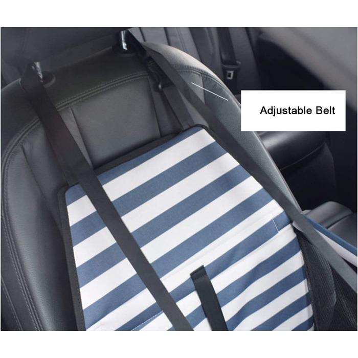 Автокрісло для тварин: чохол для собак та котів, дихаючий, водовідштовхуючий, з пелюшкою, блакитний, для подорожей