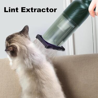 Бездротовий пилосос для шерсті тварин (собаки, коти) | Зйомний, багатофункціональний | Зелений