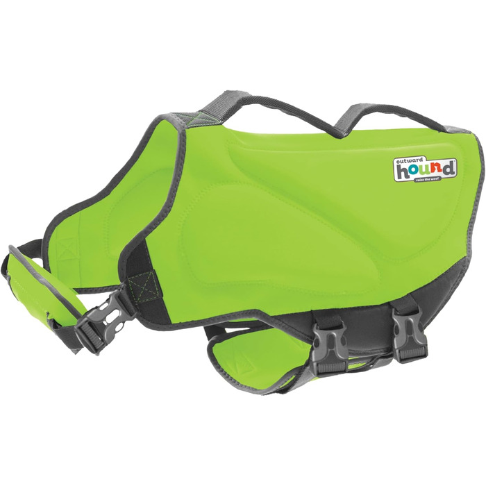 Рятувальний жилет для собак Outward Hound Dawson Swim, зелений, розмір XL