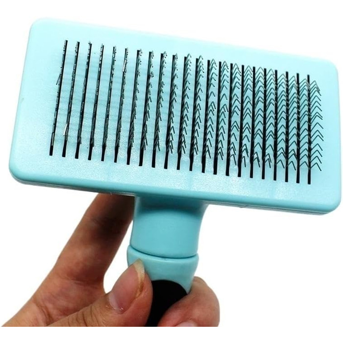 Бурштук для догляду за шерстю котів та собак, для довгошерстих порід. Ідеально для котів, собак, цуценят, кроликів. Видаляє шерсть, масажує та розплутує. Розміри: 17.5x10x5 см