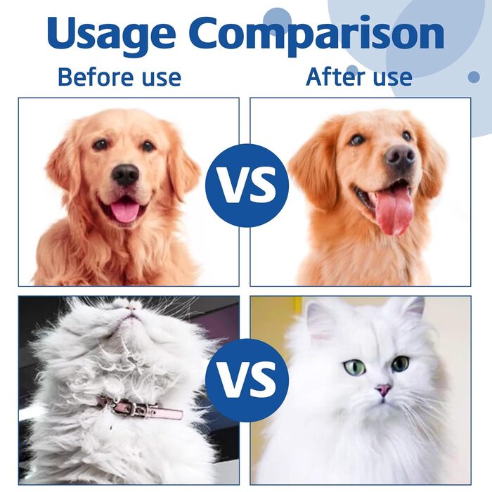 Бурштук для вичісування собак, щітка від випадання шерсті, двосторонній, для підшерстка, гребінець, матуючий інструмент для видалення шерсті, щітка для собак та котів, видалення линяючого підшерстка, ковтунів, матів